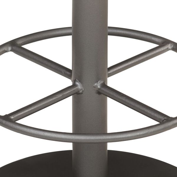 vidaXL Scaun de bar, maro &icirc;nvechit, piele naturală