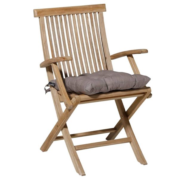 Madison Toscane Perna de șezut "Basic", gri taupe, 46x46 cm