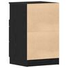 vidaXL Dulap de noapte cu sertar 2 pcs Stejar Negru 40 x 35 x 65 cm