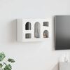 vidaXL Dulap suspendat Alb lucios 60 x 20 x 40 cm Lemn compozit