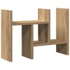 vidaXL Organizator Birou Stejar Artizanal 50 x 15,5 x 35,5 cm