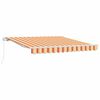 vidaXL Copertină retractabilă Galben și portocalie 350 x 250 x 165 cm