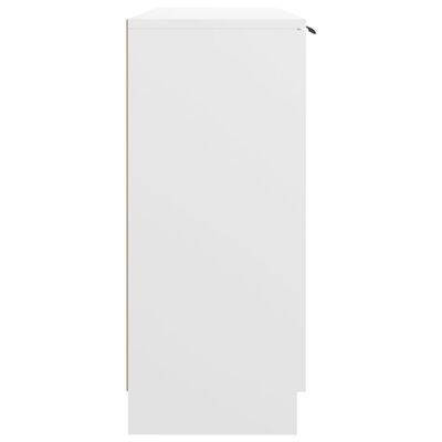 vidaXL Servantă, alb, 90,5x30x70 cm, lemn prelucrat