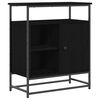 vidaXL Bufet Stejar Negru 69 x 35 x 80 cm Lemn prelucrat