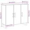vidaXL Bufet Lemn vechi 90 x 34 x 80 cm Lemn compozit