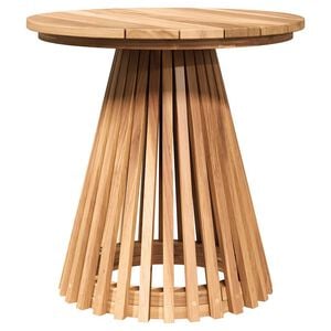 vidaXL Masă laterală Maro 50 x 50 x 49,5 cm Lemn solid de tec