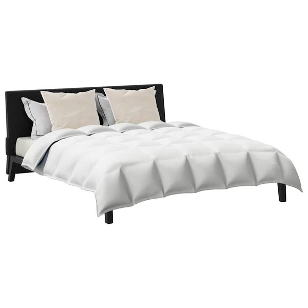 vidaXL Set de Pături cu pernă 3 pcs Alb Pene de rață