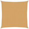 vidaXL P&acirc;nză parasolar, nisipiu, 2x2 m, pătrat, 160 g/m&sup2;, HDPE