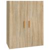 vidaXL Dulap de perete suspendat, stejar sonoma, 69,5x34x90 cm