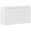 vidaXL Bufet cu sertar Alb 120 x 36 x 69 cm Lemn compozit