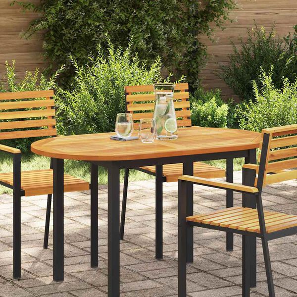 vidaXL Placă de masă Ulei Natural 120 x 70 x 2 cm Lemn Solid de Acacia