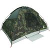 vidaXL Cort de camping cupolă pentru 4 persoane, camuflaj, impermeabil