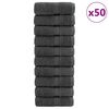 vidaXL Prosoape de baie premium, SOLUND, 50 buc., antracit, 30x30 cm, 600 g/m&sup2;