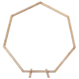 vidaXL Arc de nuntă Maro deschis 221 x 92 x 216 cm Lemn de pin masiv