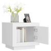 vidaXL Măsuță de cafea, alb, 51x50x45 cm, lemn prelucrat