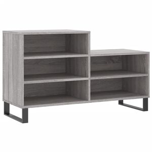 vidaXL Pantofar, gri sonoma, 102x36x60 cm, lemn prelucrat