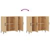 vidaXL Dulap, stejar sonoma, 90x34x80 cm, lemn compozit