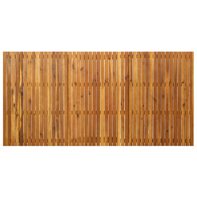 vidaXL Masă de grădină, 201,5 x 100 x 75 cm, lemn masiv de acacia