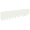 vidaXL Margine pentru gazon 20 pcs 103 x 25 cm Oțel Alb