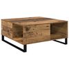 vidaXL Masă de cafea Lemn Vechi 80 x 80 x 36,5 cm Lemn prelucrat
