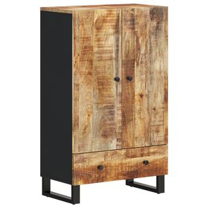 vidaXL Dulap cu sertar, 60x33x100 cm, lemn masiv mango și fier