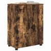 vidaXL Dulap de Baie cu depozitare Stejar fumuriu 60 x 35 x 80 cm