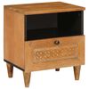 vidaXL Dulap de noapte Maro deschis 40 x 33 x 46 cm Lemn prelucrat