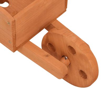 vidaXL Jardiniere tip roabă, 2 buc., 47x15x19 cm, lemn masiv de brad