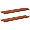 vidaXL Trepte de scară 2 buc. 120 x 25 x 2 cm Maro Lemn de fag masiv