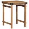 vidaXL Masă de dining Maro 60 x 55 x 76 cm Lemn masiv reciclat