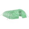 vidaXL Seră cu cadru din oțel, verde, 50 m&sup2;, 10x5x2,3 m