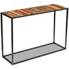 vidaXL Masă consolă, 110x35x76 cm, lemn masiv reciclat