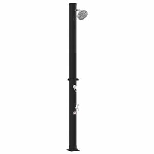 vidaXL Duș solar cu cap de duș și robinet 20 l PVC, ABS, Aliaj de zinc