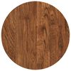 vidaXL Placă de masă Maro deschis &Oslash; 30 x 4 cm Lemn de stejar masiv