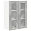 vidaXL Dulap suspendat Gri din beton 60 x 31 x 80 cm Lemn prelucrat
