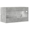 vidaXL Dulap de chiuvetă, gri beton, 90x38,5x45 cm, lemn prelucrat