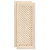 vidaXL Uși de dulap cu zăbrele 2 buc. 39,5x99 cm, lemn masiv de pin