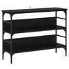 vidaXL Masă de consolă Stejar negru 100 x 32 x 75 cm Lemn prelucrat