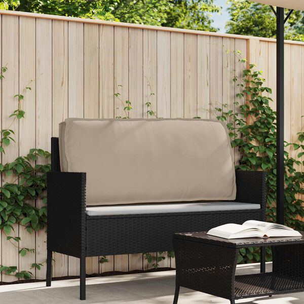 vidaXL Dulap de bucătărie cu ușă Lucca 2 pcs Negru 80 x 46 x 81.5 cm