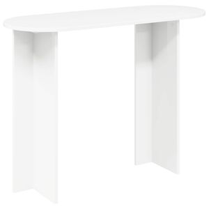 vidaXL Masă de consolă Alb 100 x 39,5 x 75 cm Lemn prelucrat