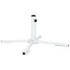 vidaXL Trepied pentru Parasol Alb Oțel