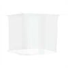 vidaXL Plasa de tantari suspendata 156 ochiuri alb 220x150x180 cm