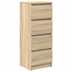 vidaXL Bufetă Stejar Sonoma 37,5x35x99 cm Lemn prelucrat