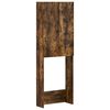 vidaXL Dulap pentru toaletă HOORN Stejar fumuriu 66 x 25,5 x 190 cm