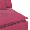 vidaXL Canapea modulară cu perne, roșu vin