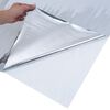 vidaXL Folie solară efect reflectorizant static argintiu 90x1000cm PVC