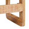 vidaXL Mese &icirc;n cuiburi 2 pcs Maro 46 x 46 x 45 cm Lemn de mango solid