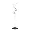 vidaXL Cuier de haine, negru, 183 cm, fier vopsit electrostatic