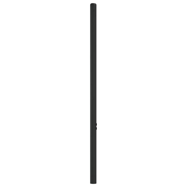 vidaXL Tăblie de pat de schimb metalică, negru, 75 cm