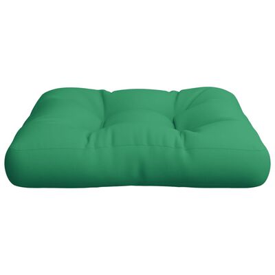 vidaXL Pernă de paleți, verde, 58x58x10 cm, material textil